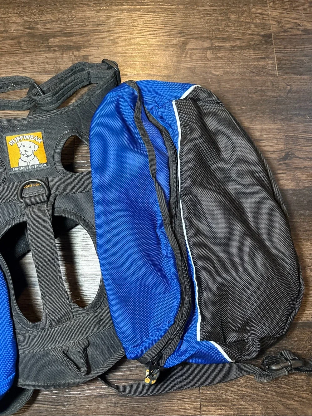 Ruffwear Royal Blue and Black Dog Saddle Pack